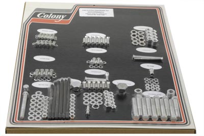 Stock Style Hardware Kit Cadmium for Harley FL 1940-1947